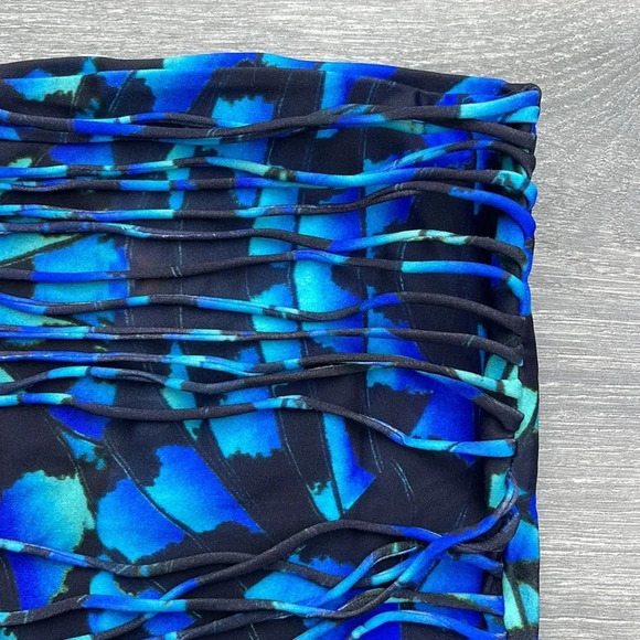 Mikoh Santorini Bandeau One Piece Swimsuit, fish - Picture 5 of 10